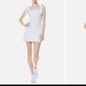 ALICE & OLIVIA JEANS SIZE 2 white denim dress. Worn once